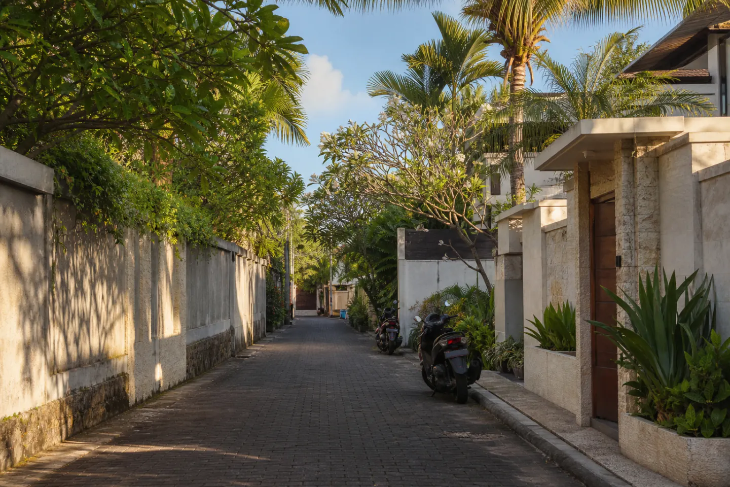 Seminyak landscape in Bali