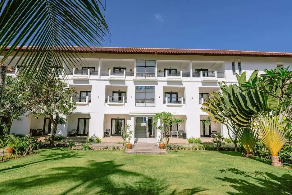 Tropical grounds at Legong Keraton Beach Hotel
